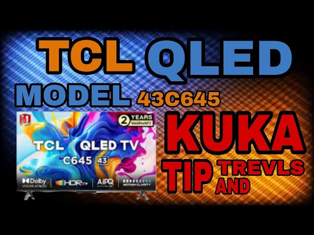 TCL, 43C645 QLED Smart TV