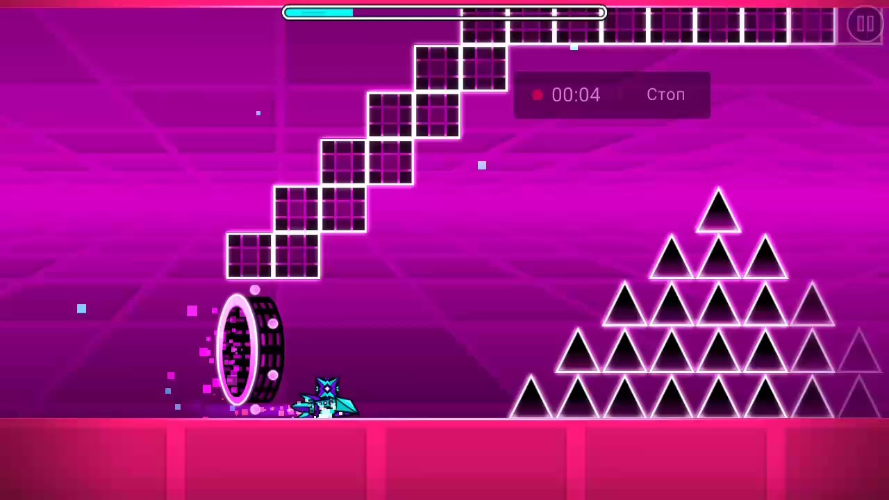 Waterfall geometry dash