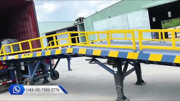 [Navidock – MRY01 - ND] VẬN HÀNH CẦU DẪN HÀNG LÊN CONTAINER (MOBILE YARD RAMP NAVIDOCK)