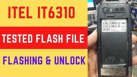 Itel it6310 Phone Lock Remove and Flashing || Itel it6310 Flashing With Tested Flash File