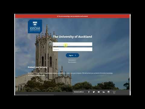 My eQuals using a university login to create a local account