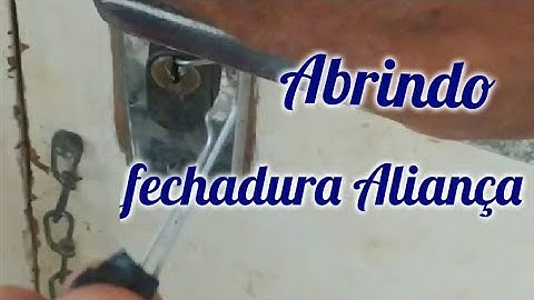 COMO ABRIR PORTA DE CASA USANDO MICHA CASEIRA #ALIANÇA#