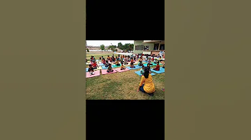 Yogen chittasya paden bacha #HappyYogaDay 🧘‍♀️🙏Yog in Sadi #yoga #yogaday  #youtubeshorts