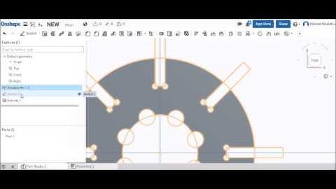 parametric design useing variables on onshape
