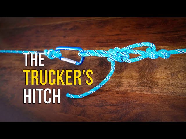 Truckers hitch is nice, but I need more tension : r/knots