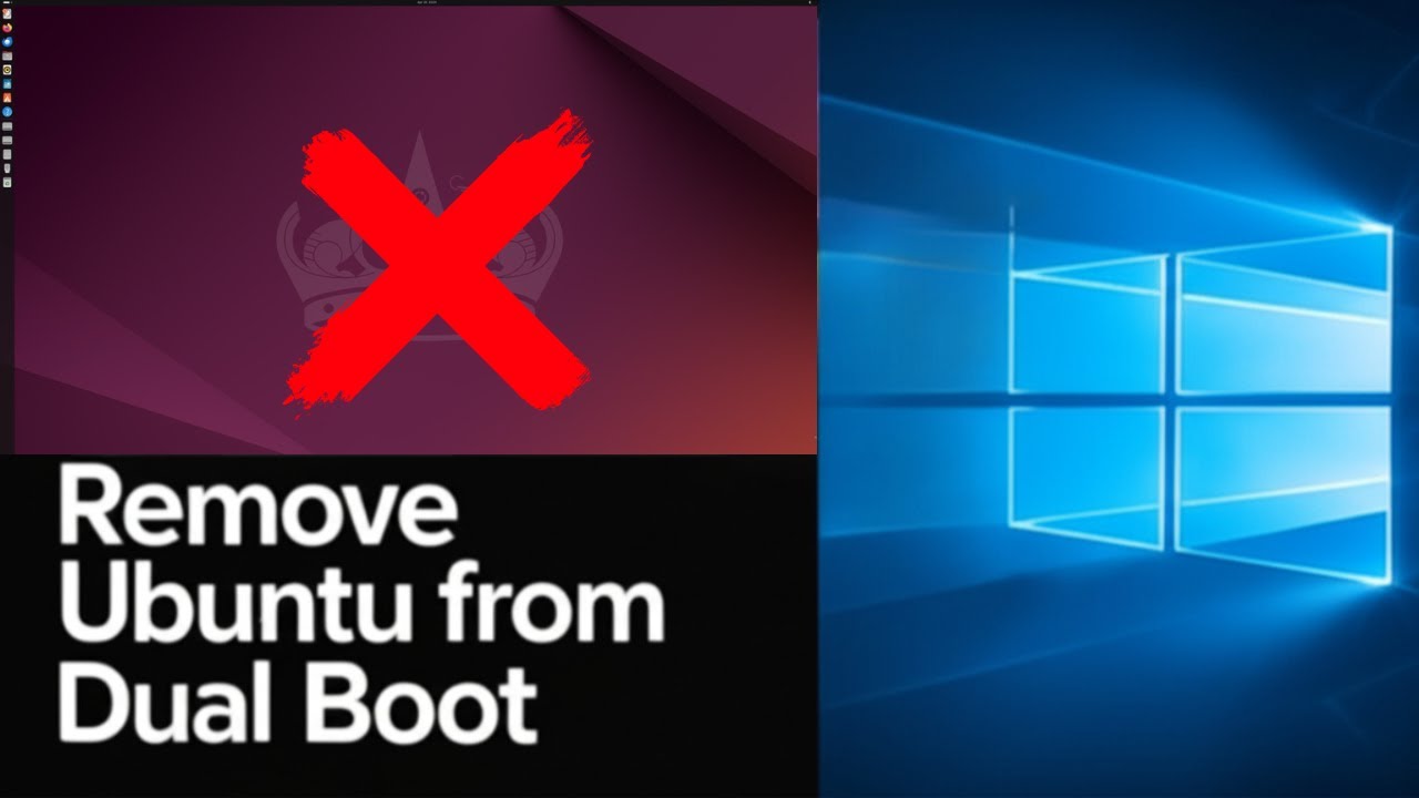 How to Remove Ubuntu from Dual Boot with Windows (Step by Step) - YouTube