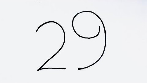 How to Draw a Duck From The Number 29 Very Easy Step-by-step | Creative Duck Poster for Beginners