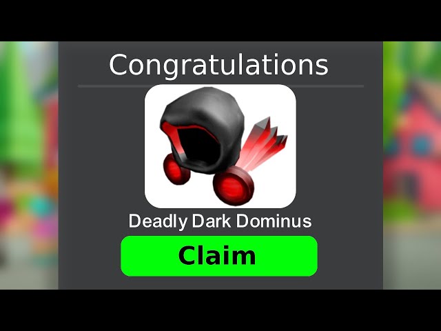 TRYING A *TOY* CODE TO GET DOMINUS FOR FREE ON ROBLOX! (NEW GLITCH) 