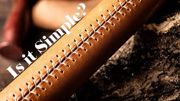 Wrap Your Tool Handles in LEATHER with Baseball Stitch Like a Pro!