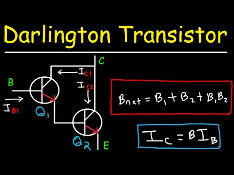 BJT Transistors - Darlington Pair & DC Beta Current Gain