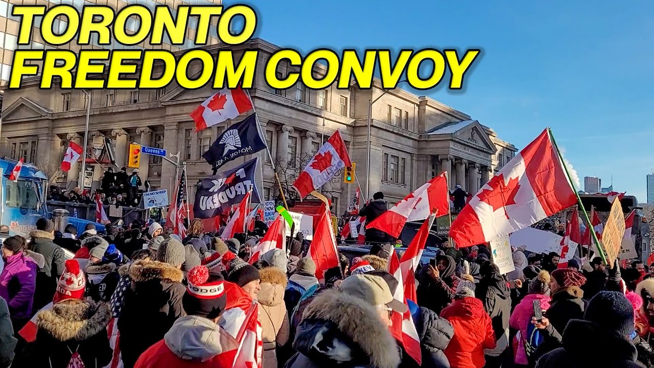 Toronto Freedom Convoy Walk - February 5, 2022