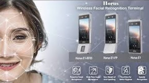 ZKTeco Horus Wireless Facial Recognition Terminal