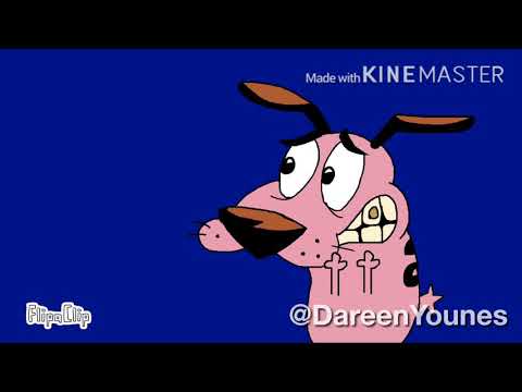 Courage “The Cowardly Dog” turns into a Werewolf!