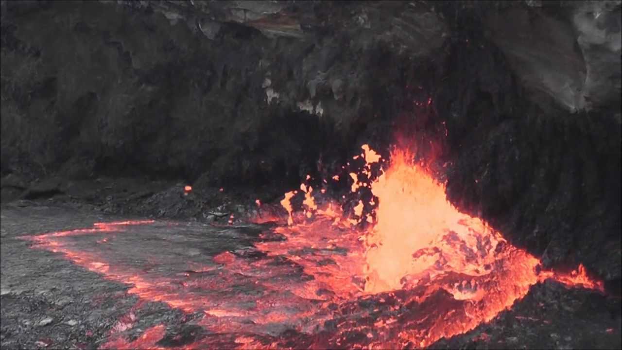 エルタ アレ火山 溶岩湖 午前の部 Wmv Youtube