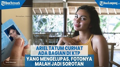Ariel Tatum Curhat Ada Bagian di KTP yang Mengelupas, Fotonya Malah Jadi Sorotan