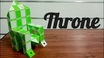 SNAKE CUBE: THRONE |  ( 72 Wedges) | SNAKE CUBE MASTER TUTORIAS