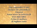 FRANCESCO RENGA - IL MIO GIORNO PIU&#39; BELLO NEL MONDO lyrics