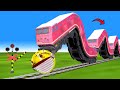 Vs ms pacman  fumikiri 3d railroad crossing animation 1