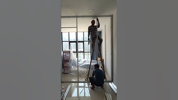 Install C line to make wall in the room