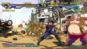 Hokuto No Ken Fist Of North Star Dreamcast Sega Naomi Redream Android Galaxy tab a10.1 Gameplay Pt1.