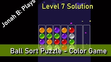 Ball Sort Puzzle   Color Game Level 7 Solution