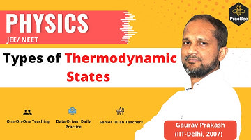 Types of Thermodynamic States by Gaurav Prakash (IIT Delhi), Grade 11, JEE & NEET Physics