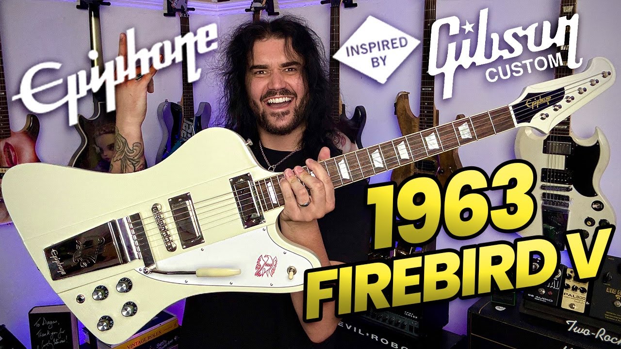 The Epiphone Inspired By Gibson Custom 1963 Firebird V Is A