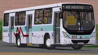 OMSI 2 | Marcopolo Torino Mercedes Benz OF-1721 BT5 da Mirim | 🗺️ Mapa Litoral Sul L2405