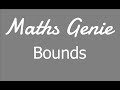GCSE Maths Bounds Revision π