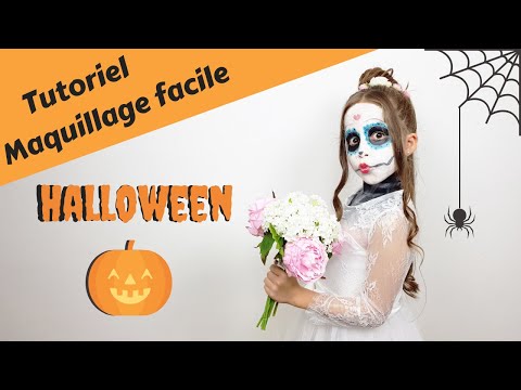 maquillage halloween fille possédée