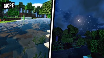 Minecraft PE (HSPE Shader) MCPE PBR Ultra Shader With Cloud Reflections!