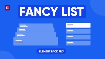 How to Use Fancy List Widget by Element Pack in Elementor
