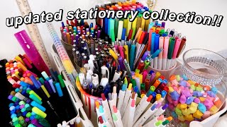 my UPDATED stationery collection!!🌈✨ | brush pens, pens, markers, and MORE