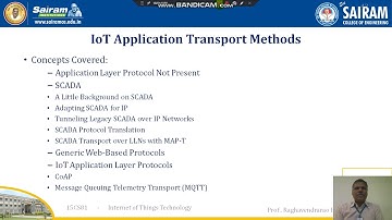Lecture Video 15CS81 Module 3 IP as the IOT Nw Layer  Part15 RB