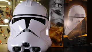 The Black Series Star Wars: The Clone Wars Clone Trooper Fase 2 Casco Electrónico Unboxing
