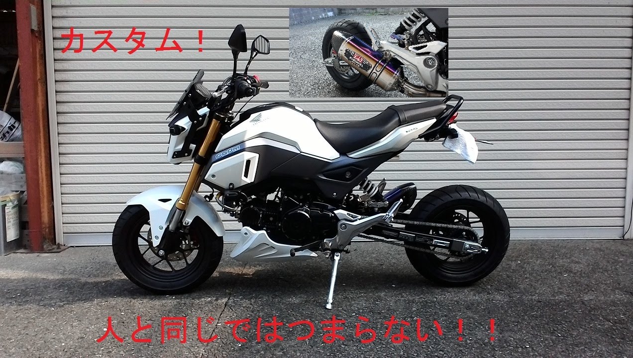 ｇｒｏｍ カスタム いろいろ Youtube