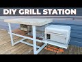 Making a Slide Out Grill Station with CONCRETE COUNTERTOPS