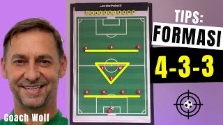 #53 - Cara pake  Formasi Sepakbola  4-3-3- di Indonesia !