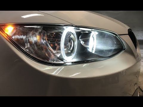 Installing LUX H8 180 LED Bulbs: E92 M3