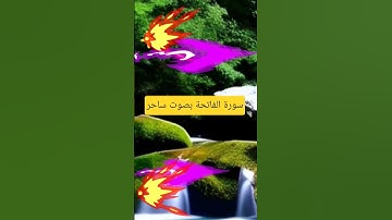 قراءة سورة الفاتحة﴿السبع المثانى﴾ من القرآن الكريم بصوت ساحر 🕋