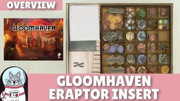 Gloomhaven & Forgotten Circles eRaptor Wooden Insert | Overview