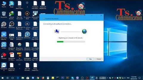 Creating a PPPoE Dial Up Connection on Windows 7 & 10