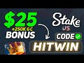 STAKE US Reward Code "HITWIN" — Free Spins &amp; Promo Review