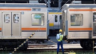 2018/09/05 Shunting & Coupling of 205 Series M4 Set at Omiya