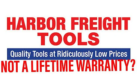 Harbor Freight Tools Are Not A Lifetime Warranty?
