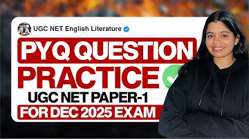 UGC NET JRF Paper 1 | PYQs Practice With Chhavi Ma