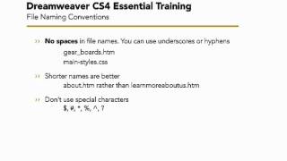 File naming conventions