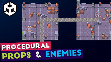 Procedural Placement of Items and Enemies in Unity 2D
