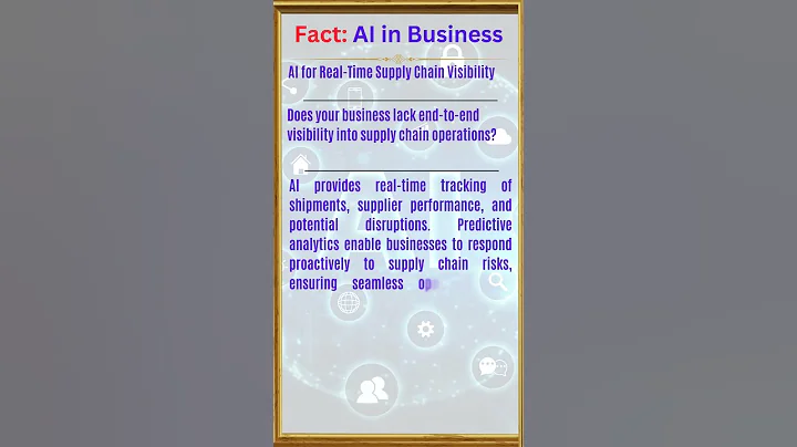 AI for Real Time Supply Chain Visibility