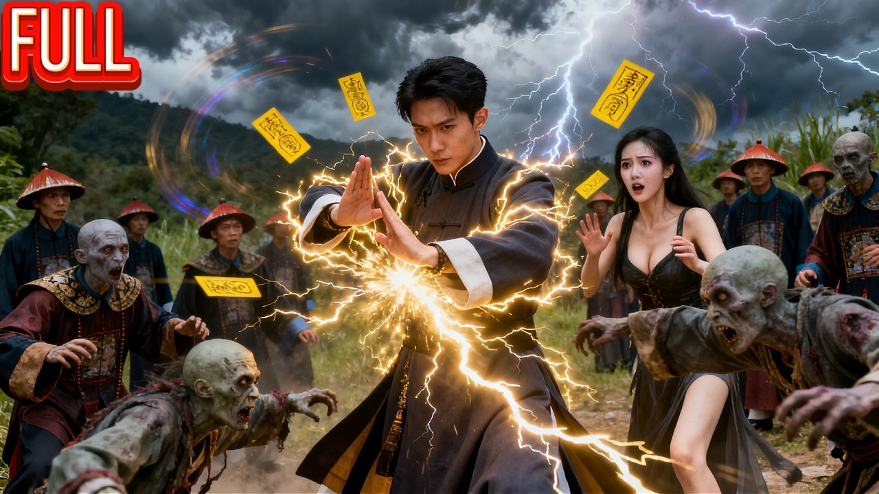 MutiSUB💥现代穷学生穿进死人堆还被最强道长收徒，一不小心绑定功德系统还武功大成！去首富家里蹭饭还拐走美艳大小姐！【僵尸，九叔座下最强门徒】